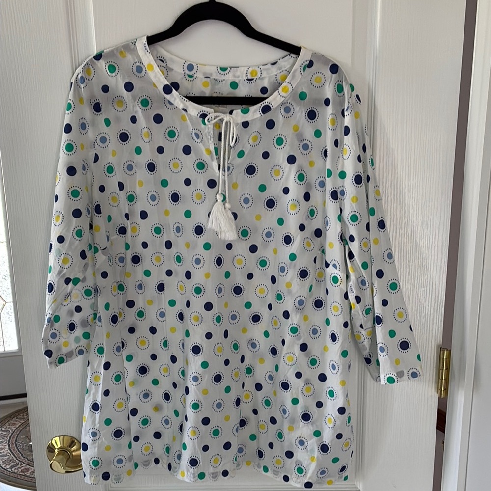 Talbots 3/4 sleeve top
Talbots woman 
Size 2X
